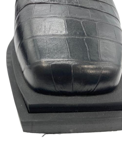 MAISON SPECIAL（メゾンスペシャル）MAISON SPECIAL (メゾンスペシャル) SPECIAL SHOES FACTORY (スペシャルシューズファクトリー) スクエアミュールスリッポン ブラック サイズ:26.5の古着・服飾アイテム