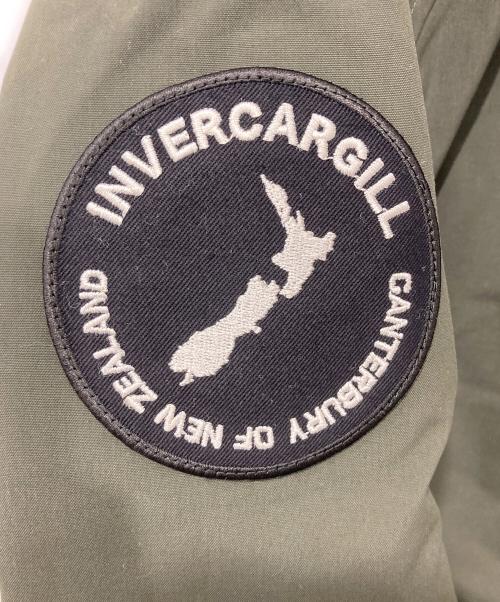 Canterbury（カンタベリー）Canterbury (カンタベリー) インバーカーギルダウンミドルコート グリーン サイズ:Mの古着・服飾アイテム