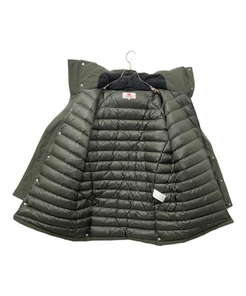 Canterbury（カンタベリー）Canterbury (カンタベリー) インバーカーギルダウンミドルコート グリーン サイズ:Mの古着・服飾アイテム