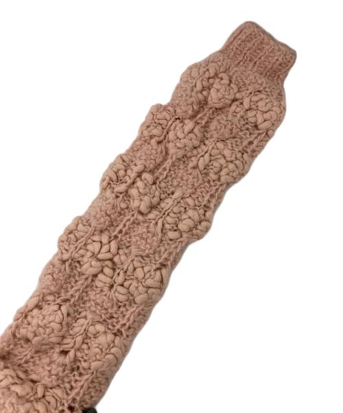 CLANE（クラネ）CLANE (クラネ) BUMPY OVER V NECK KNIT TOPS ピンク サイズ:1の古着・服飾アイテム