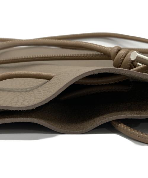 ITTI（イッチ）ITTI (イッチ) HERRIE KINCHAKU SHOULDER/ヘリー巾着ショルダーバッグ ブラウンの古着・服飾アイテム