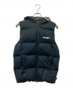 stussy×DESCENTEステューシー×デサント）の古着「リバーシブルダウンベスト」｜ブラック