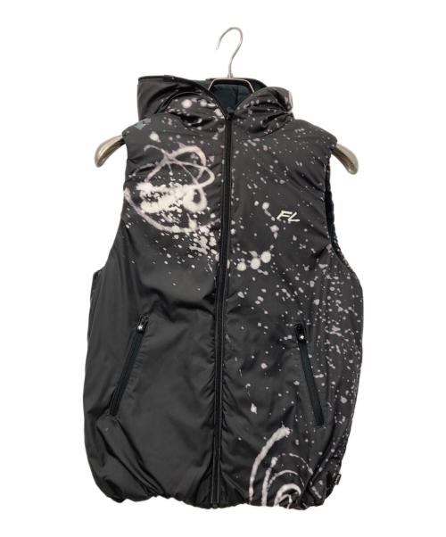 stussy（ステューシー）stussy (ステューシー) DESCENTE (デサント) リバーシブルダウンベスト ブラック サイズ:Ｍの古着・服飾アイテム