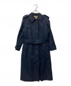 Burberry'sバーバリーズ）の古着「裏ノバチェックトレンチコート」｜ネイビー