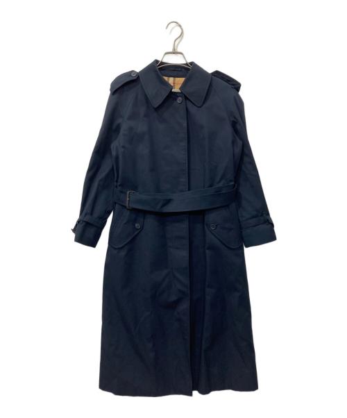 Burberry's（バーバリーズ）Burberry's (バーバリーズ) 裏ノバチェックトレンチコート ネイビー サイズ:Ｍの古着・服飾アイテム