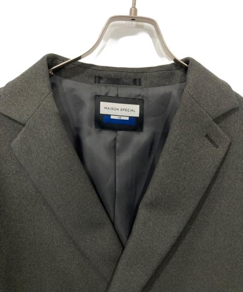MAISON SPECIAL（メゾンスペシャル）MAISON SPECIAL (メゾンスペシャル) ラナテックストレッチプライムオーバーダブルジャケット グレー サイズ:02の古着・服飾アイテム
