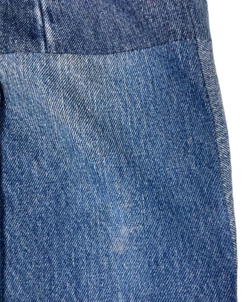 MAISON SPECIAL（メゾンスペシャル）MAISON SPECIAL (メゾンスペシャル) Sustainable Remake Heme Design Wide Denim/サステイナブルリメイクヘムデザインワイドデニム インディゴ サイズ:01の古着・服飾アイテム