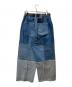 MAISON SPECIAL (メゾンスペシャル) Sustainable Remake Heme Design Wide Denim/サステイナブルリメイクヘムデザインワイドデニム インディゴ サイズ:01：10000円