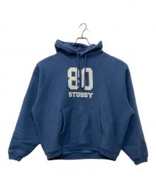 stussy（ステューシー）の古着「80 RELAXED HOODIE/リラックスフーディー」｜ブルー