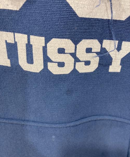 stussy（ステューシー）stussy (ステューシー) 80 RELAXED HOODIE/リラックスフーディー ブルー サイズ:Ｍの古着・服飾アイテム