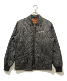 CALEE（キャリー）の古着「キルティングジャケット」｜ブラック