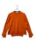 ENFOLD（エンフォルド）の古着「SLIT-RIB PULLOVER/スリット　リブ　プルオーバー」｜オレンジ