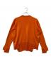 ENFOLD (エンフォルド) SLIT-RIB PULLOVER/スリット　リブ　プルオーバー オレンジ サイズ:38：9000円