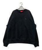 SUPREMEシュプリーム）の古着「Small Box Crewneck/スモールボックスクルーネック スウェット」｜ブラック