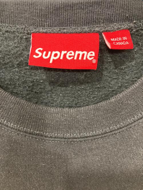 SUPREME（シュプリーム）SUPREME (シュプリーム) Small Box Crewneck/スモールボックスクルーネック スウェット ブラック サイズ:XLの古着・服飾アイテム
