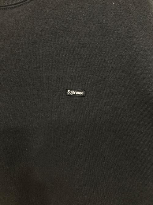 SUPREME（シュプリーム）SUPREME (シュプリーム) Small Box Crewneck/スモールボックスクルーネック スウェット ブラック サイズ:XLの古着・服飾アイテム
