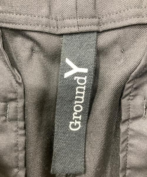 GROUND Y（グラウンドワイ）GROUND Y (グラウンドワイ) Tuck Pants Wiith Skirt ブラック サイズ:1の古着・服飾アイテム