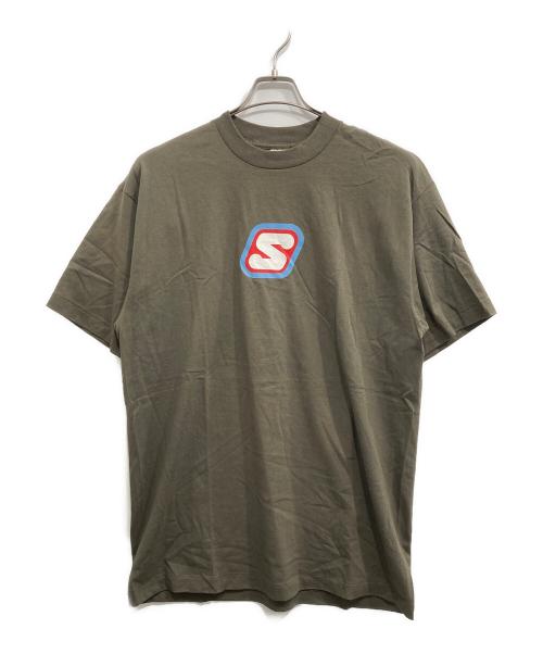 stussy（ステューシー）stussy (ステューシー) プリントTシャツ グリーン サイズ:XLの古着・服飾アイテム
