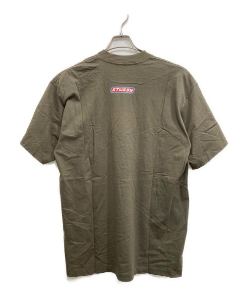 stussy（ステューシー）stussy (ステューシー) プリントTシャツ グリーン サイズ:XLの古着・服飾アイテム