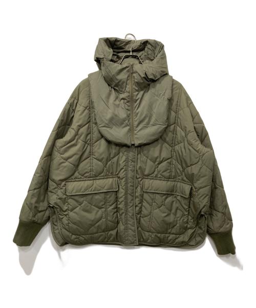 CALUX（キャラクス）CALUX (キャラクス) DEUXIEME CLASSE (ドゥーズィエム クラス) QUILTED リバーシブル中綿ジャケット グリーン サイズ:Fの古着・服飾アイテム