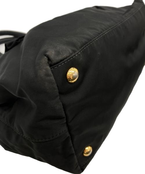 PRADA（プラダ）PRADA (プラダ) リボンナイロントートバッグ ブラック サイズ:-の古着・服飾アイテム
