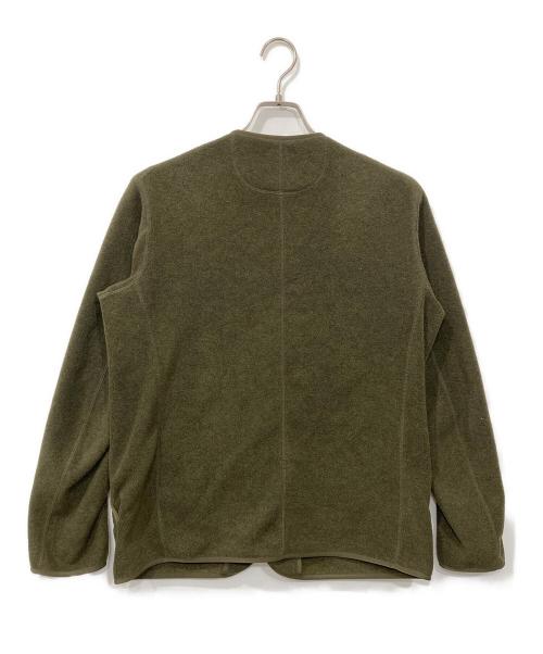 DANTON（ダントン）DANTON (ダントン) FLEECE COLLARLESS JACKET グリーン サイズ:40の古着・服飾アイテム