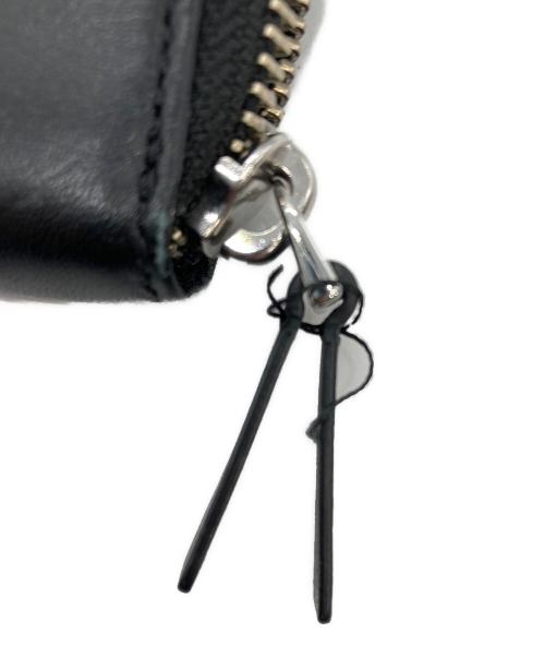 MARC JACOBS（マークジェイコブズ）MARC JACOBS (マークジェイコブズ) THE MONOGRAM JACQUARD ZIP AROUND WALLET ブラックの古着・服飾アイテム