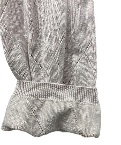 HER LIP TO（ハーリップトゥ）Her lip to (ハーリップトゥ) Diamond Pattern Knit Dress Set ベージュ サイズ:Mの古着・服飾アイテム