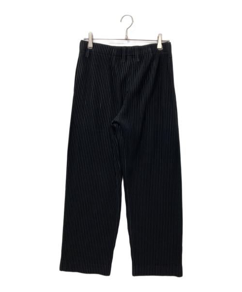 HOMME PLISSE ISSEY MIYAKE（オム プリッセ イッセイ ミヤケ）HOMME PLISSE ISSEY MIYAKE (オム プリッセ イッセイ ミヤケ) TAILORED PLEATS 2 プリーツパンツ ブラック サイズ:2の古着・服飾アイテム