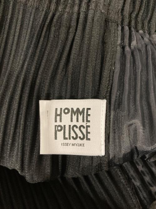 HOMME PLISSE ISSEY MIYAKE（オム プリッセ イッセイ ミヤケ）HOMME PLISSE ISSEY MIYAKE (オム プリッセ イッセイ ミヤケ) TAILORED PLEATS 2 プリーツパンツ ブラック サイズ:2の古着・服飾アイテム