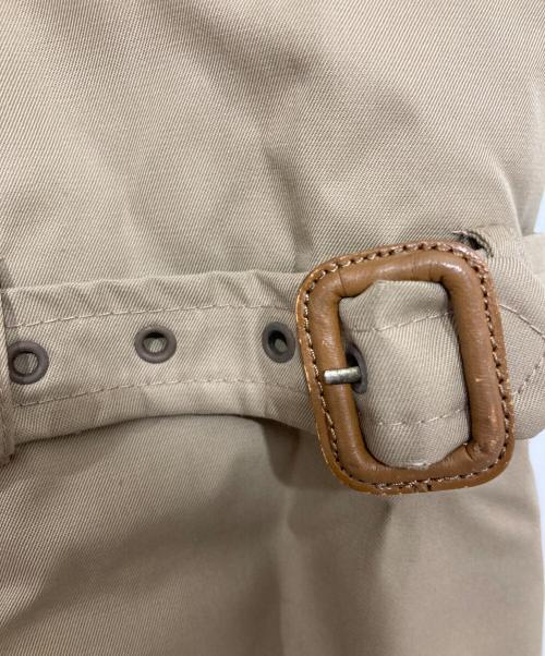 POLO RALPH LAUREN（ポロ・ラルフローレン）POLO RALPH LAUREN (ポロ・ラルフローレン) 裏チェックトレンチコート ベージュ サイズ:Ｓの古着・服飾アイテム