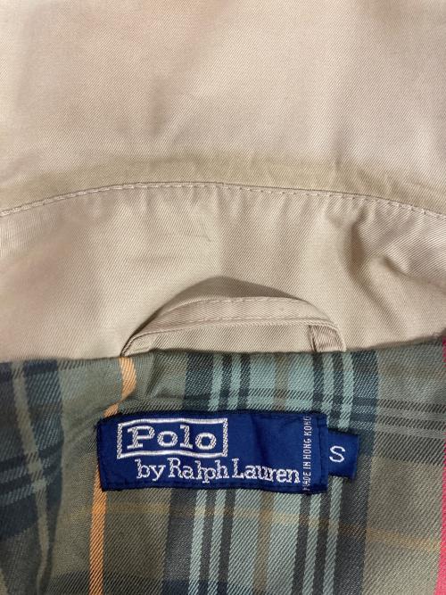 POLO RALPH LAUREN（ポロ・ラルフローレン）POLO RALPH LAUREN (ポロ・ラルフローレン) 裏チェックトレンチコート ベージュ サイズ:Ｓの古着・服飾アイテム