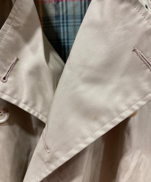 POLO RALPH LAUREN（ポロ・ラルフローレン）POLO RALPH LAUREN (ポロ・ラルフローレン) 裏チェックトレンチコート ベージュ サイズ:Ｓの古着・服飾アイテム