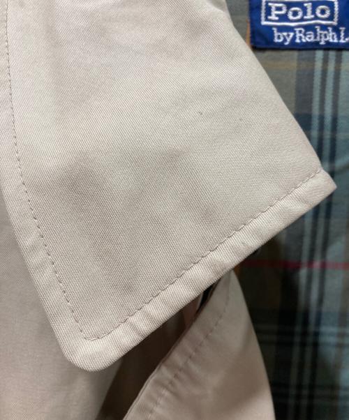 POLO RALPH LAUREN（ポロ・ラルフローレン）POLO RALPH LAUREN (ポロ・ラルフローレン) 裏チェックトレンチコート ベージュ サイズ:Ｓの古着・服飾アイテム