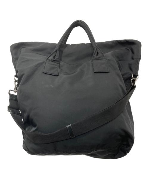 PRADA（プラダ）PRADA (プラダ) リバーシブル 2wayトートバッグ グリーン×ブラック サイズ:-の古着・服飾アイテム