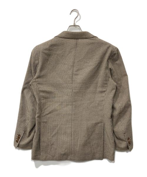 LARDINI（ラルディーニ）LARDINI (ラルディーニ) シルクウールテーラードジャケット ベージュ サイズ:50の古着・服飾アイテム