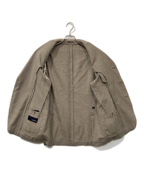 LARDINI（ラルディーニ）LARDINI (ラルディーニ) シルクウールテーラードジャケット ベージュ サイズ:50の古着・服飾アイテム