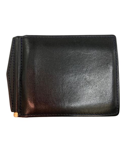 土屋鞄（ツチヤカバン）土屋鞄 (ツチヤカバン) ビークル マネークリップウォレット ブラック×ネイビーの古着・服飾アイテム