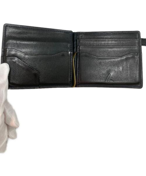 土屋鞄（ツチヤカバン）土屋鞄 (ツチヤカバン) ビークル マネークリップウォレット ブラック×ネイビーの古着・服飾アイテム