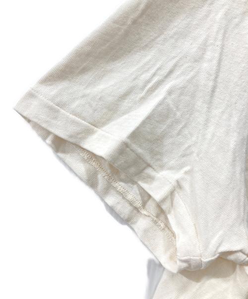 POLO RALPH LAUREN（ポロ・ラルフローレン）POLO RALPH LAUREN (ポロ・ラルフローレン) プリントTシャツ ホワイト×ブルー サイズ:Lの古着・服飾アイテム