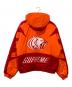 Supreme (シュプリーム) Wildcat Sideline Puffer Jacket/ワイルドキャット サイドライン パファージャケット オレンジ×レッド サイズ:L：29000円