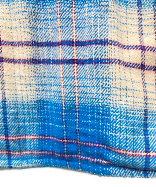 SUPREME（シュプリーム）Supreme (シュプリーム) Lined Flannel Snap Shirt/ラインドフランネルスナップシャツ ブルー サイズ:Lの古着・服飾アイテム