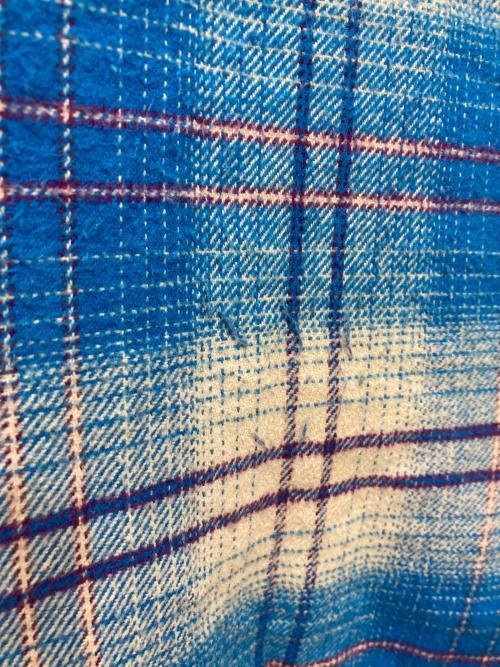 SUPREME（シュプリーム）Supreme (シュプリーム) Lined Flannel Snap Shirt/ラインドフランネルスナップシャツ ブルー サイズ:Lの古着・服飾アイテム