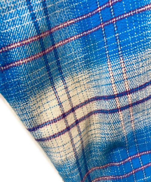 SUPREME（シュプリーム）Supreme (シュプリーム) Lined Flannel Snap Shirt/ラインドフランネルスナップシャツ ブルー サイズ:Lの古着・服飾アイテム