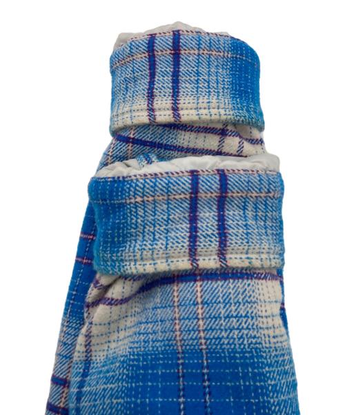 SUPREME（シュプリーム）Supreme (シュプリーム) Lined Flannel Snap Shirt/ラインドフランネルスナップシャツ ブルー サイズ:Lの古着・服飾アイテム