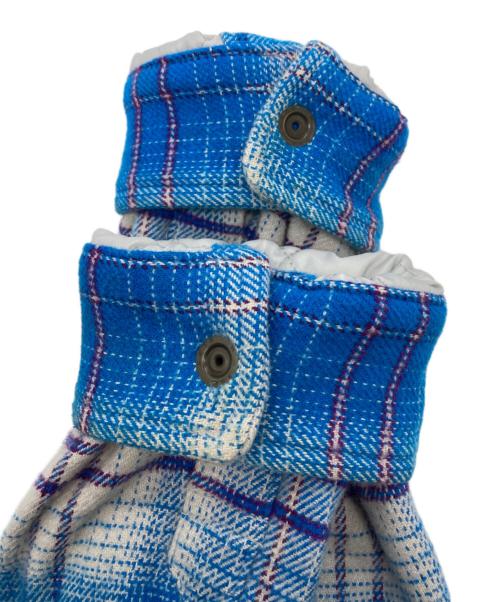 SUPREME（シュプリーム）Supreme (シュプリーム) Lined Flannel Snap Shirt/ラインドフランネルスナップシャツ ブルー サイズ:Lの古着・服飾アイテム