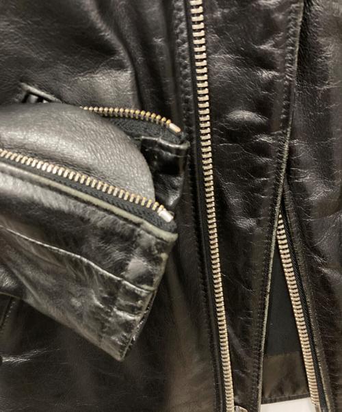 Schott（ショット）Schott (ショット) STAND ONESTAR/スタンドワンスター ライダースジャケット ブラック サイズ:38の古着・服飾アイテム