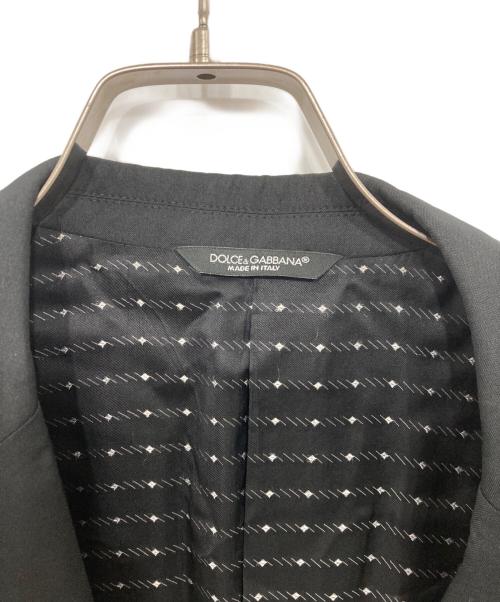 DOLCE & GABBANA（ドルチェ＆ガッバーナ）DOLCE & GABBANA (ドルチェ＆ガッバーナ) martini テーラードジャケット ブラック サイズ:46の古着・服飾アイテム