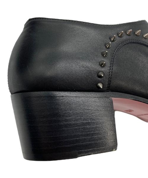 Christian Louboutin（クリスチャン・ルブタン）Christian Louboutin (クリスチャン・ルブタン) ETON FLAT CALF スタッズ シューズ ブラック サイズ:41.5の古着・服飾アイテム