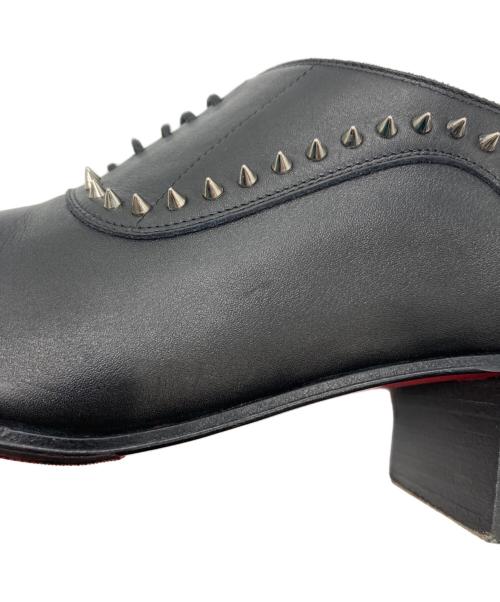 Christian Louboutin（クリスチャン・ルブタン）Christian Louboutin (クリスチャン・ルブタン) ETON FLAT CALF スタッズ シューズ ブラック サイズ:41.5の古着・服飾アイテム